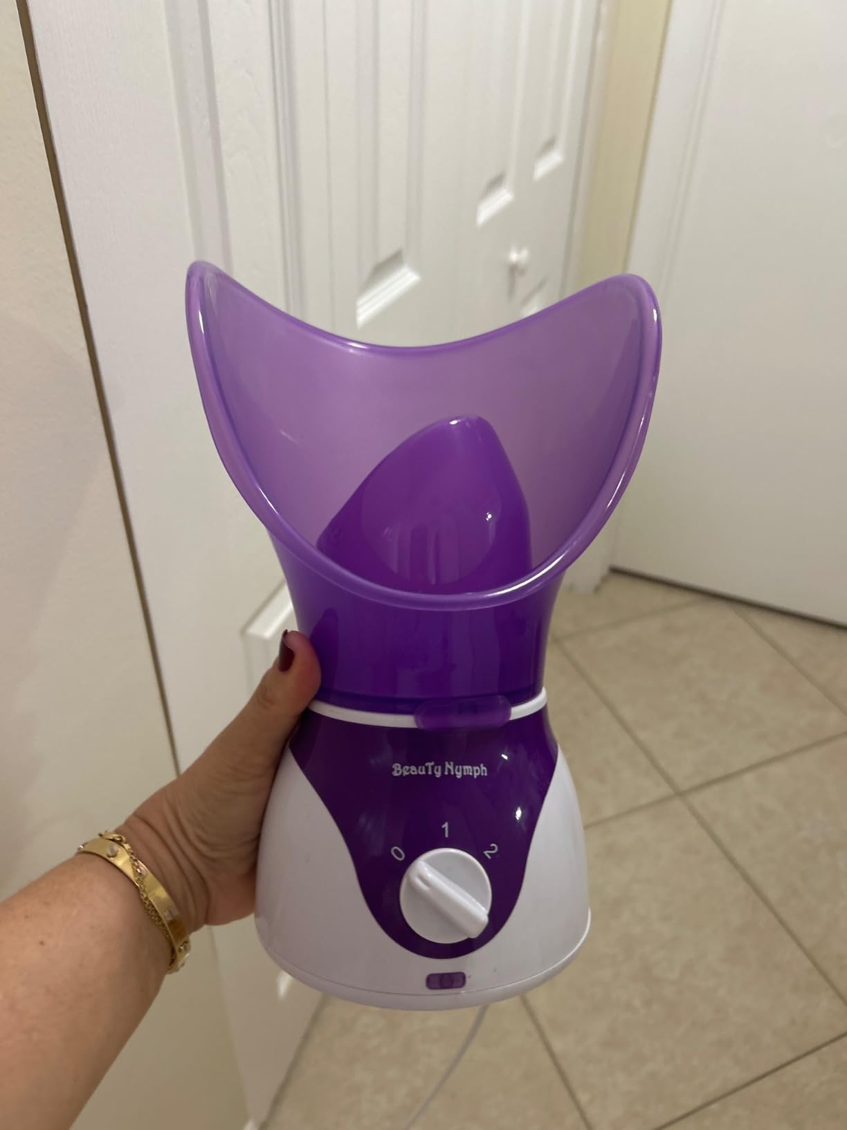 Face Steamer,Beauty Nymph Spa Home Facial Steamer Sauna Pores and Extract Blackheads, Rejuvenate and Hydrate Your Skin for Youthful Complexion- Face Steaming Skincare Deep Cleanse SPA customer photo 1