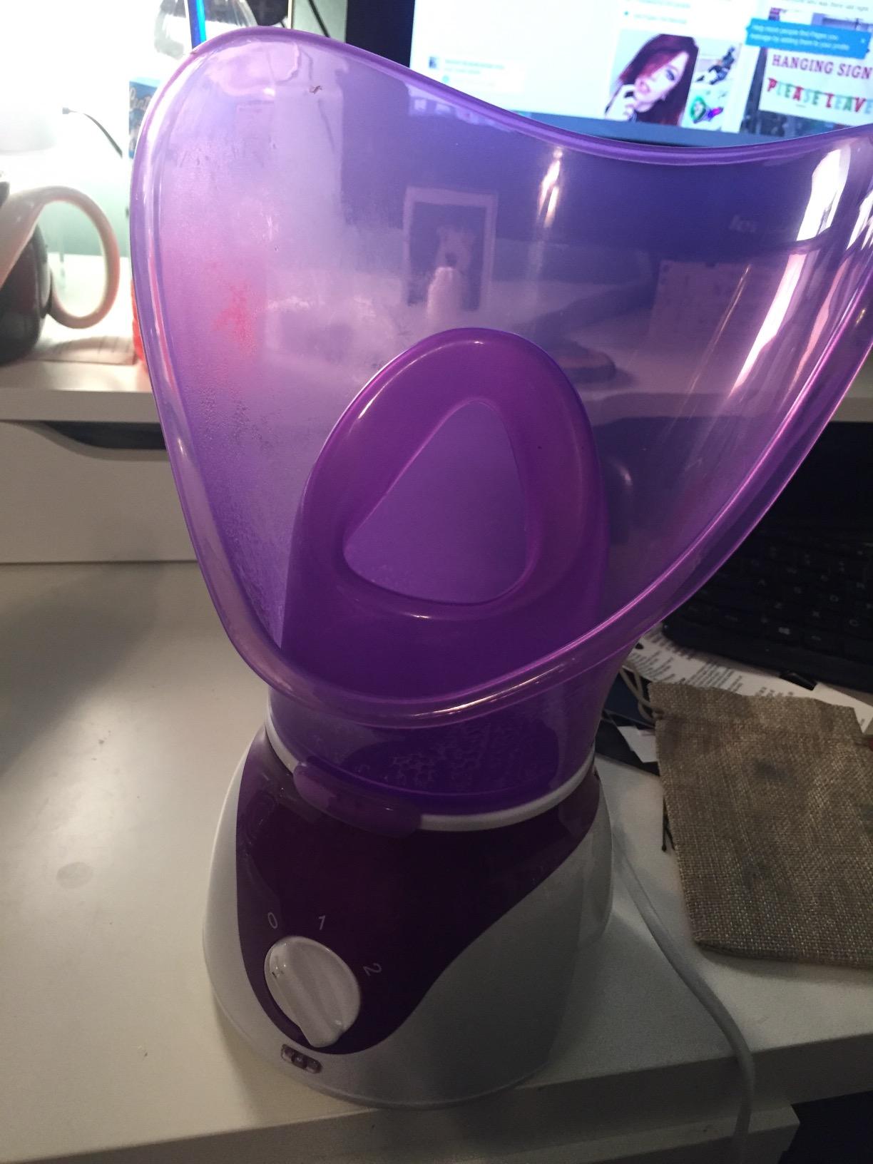 Face Steamer,Beauty Nymph Spa Home Facial Steamer Sauna Pores and Extract Blackheads, Rejuvenate and Hydrate Your Skin for Youthful Complexion- Face Steaming Skincare Deep Cleanse SPA customer photo 2