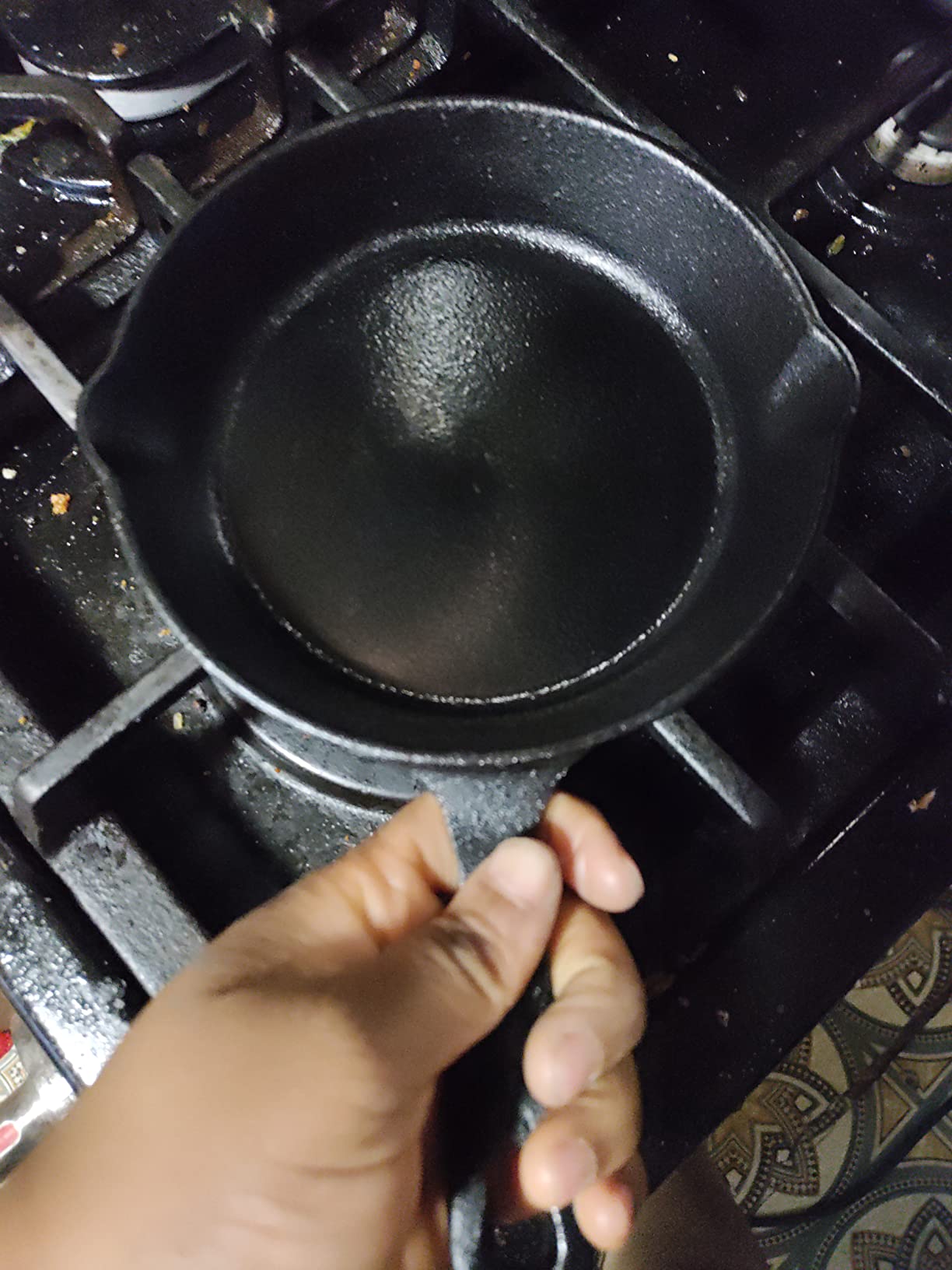 Utopia Kitchen Cast Iron Skillet Set 3 Piece 6 8 10 Inch PFAS-Free Black | Chef Pan, Even Heat Distribution, Stovetop, Campfire and Grill Safe, Large Skillet Set, Indoor Outdoor Use customer photo 1