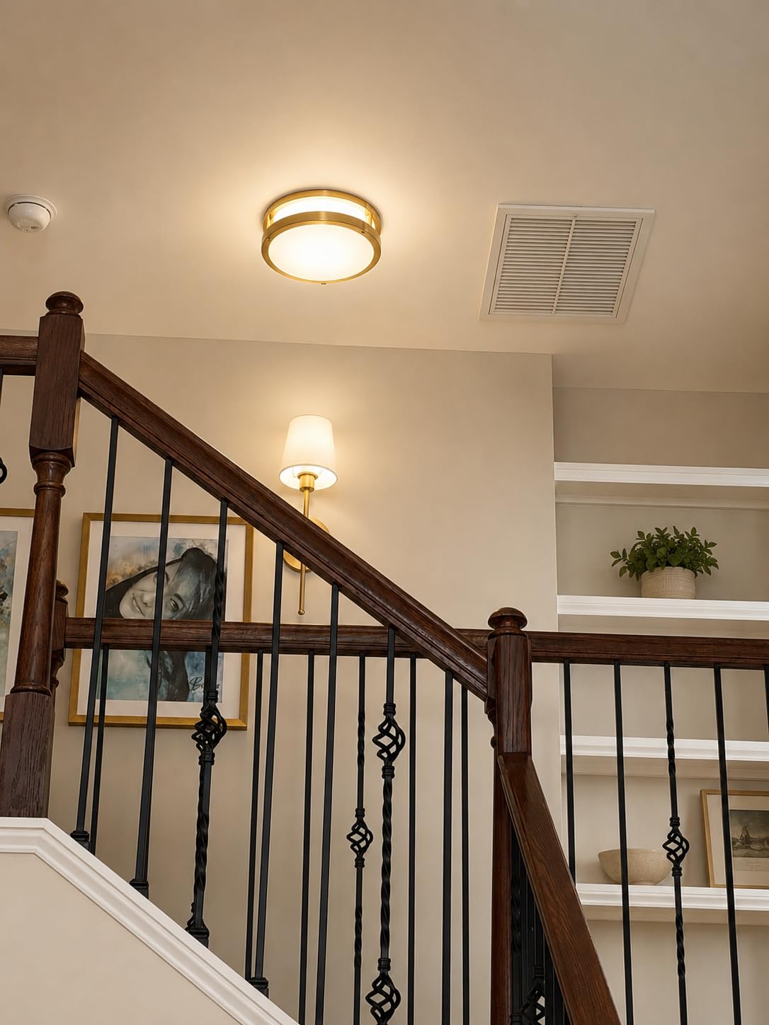 hykolity 13 inch Flush Mount LED Ceiling Light Fixture,5CCT customer photo 2