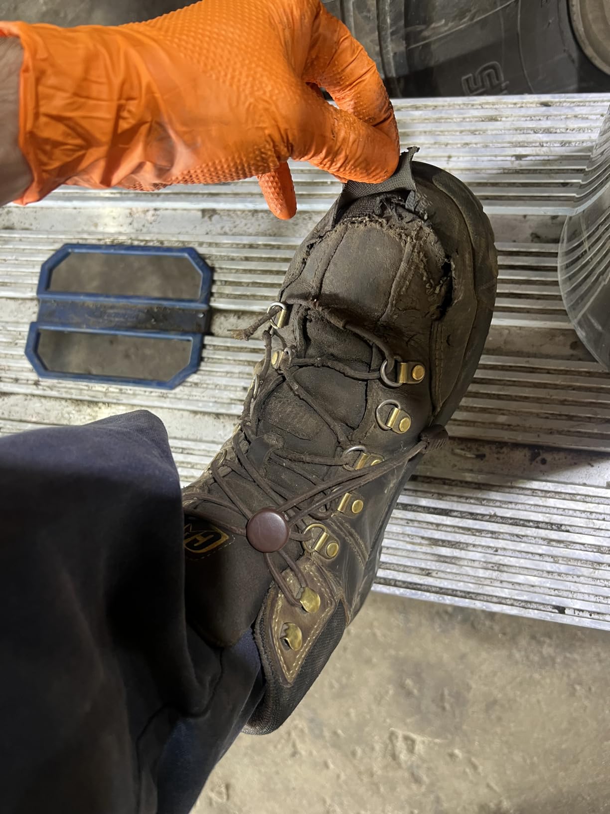 CAT Men’s Threshold Waterproof Steel Toe Work Boot customer photo 1