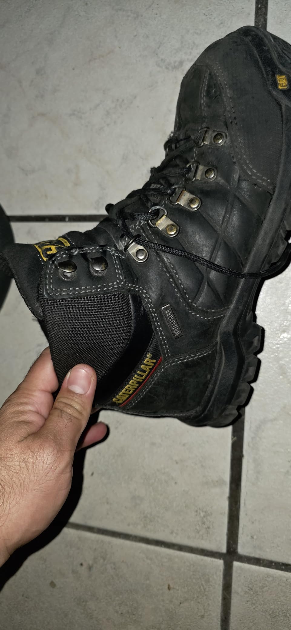 CAT Men’s Threshold Waterproof Steel Toe Work Boot customer photo 2