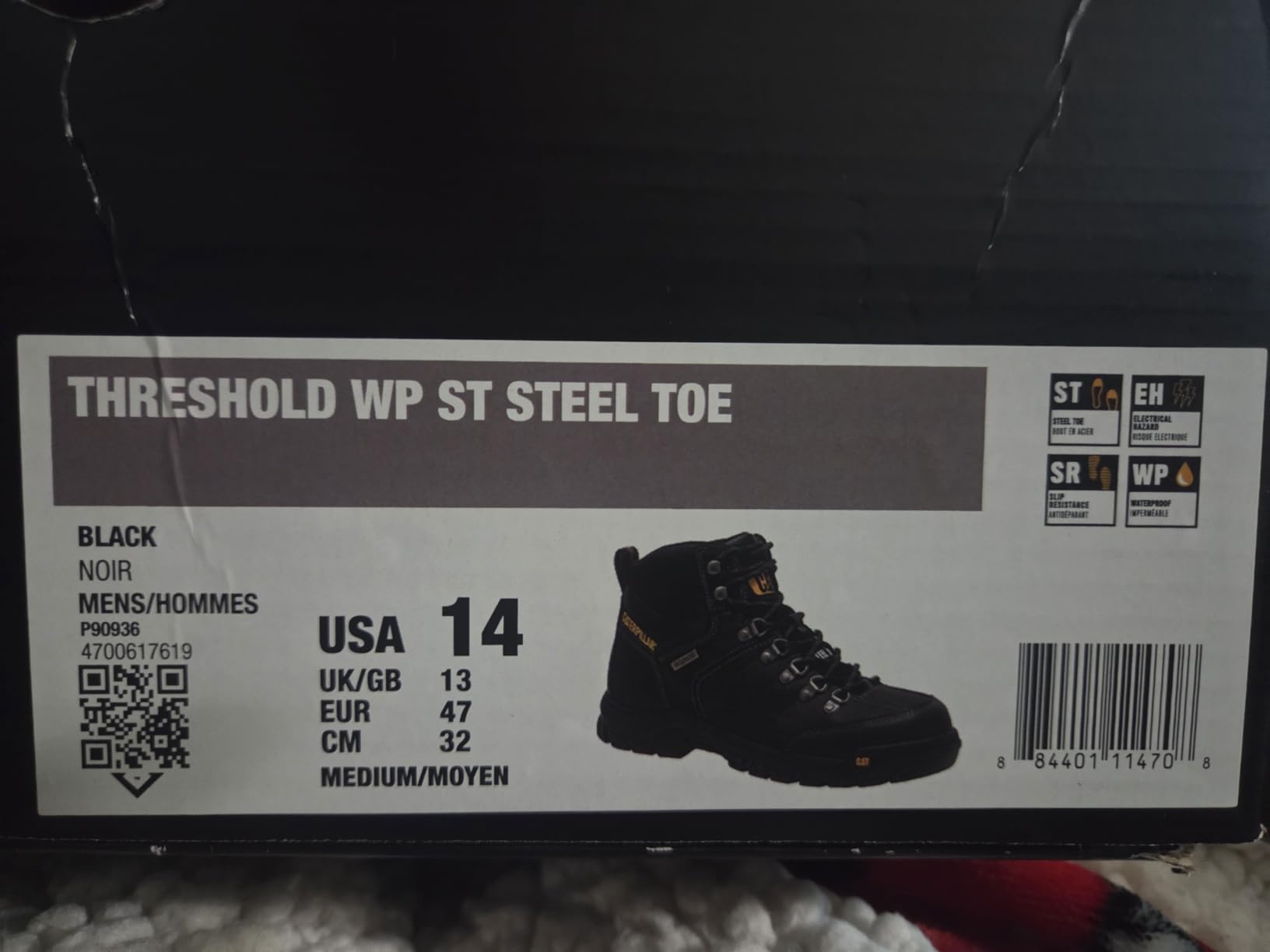 CAT Men’s Threshold Waterproof Steel Toe Work Boot customer photo 2