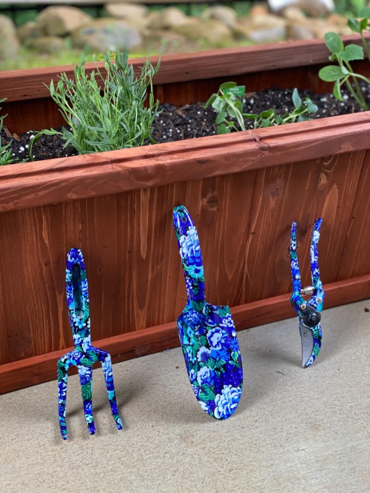 FLORA GUARD 6-Piece Garden Tool Set, Heavy Duty Steel Hand Tools customer photo 2
