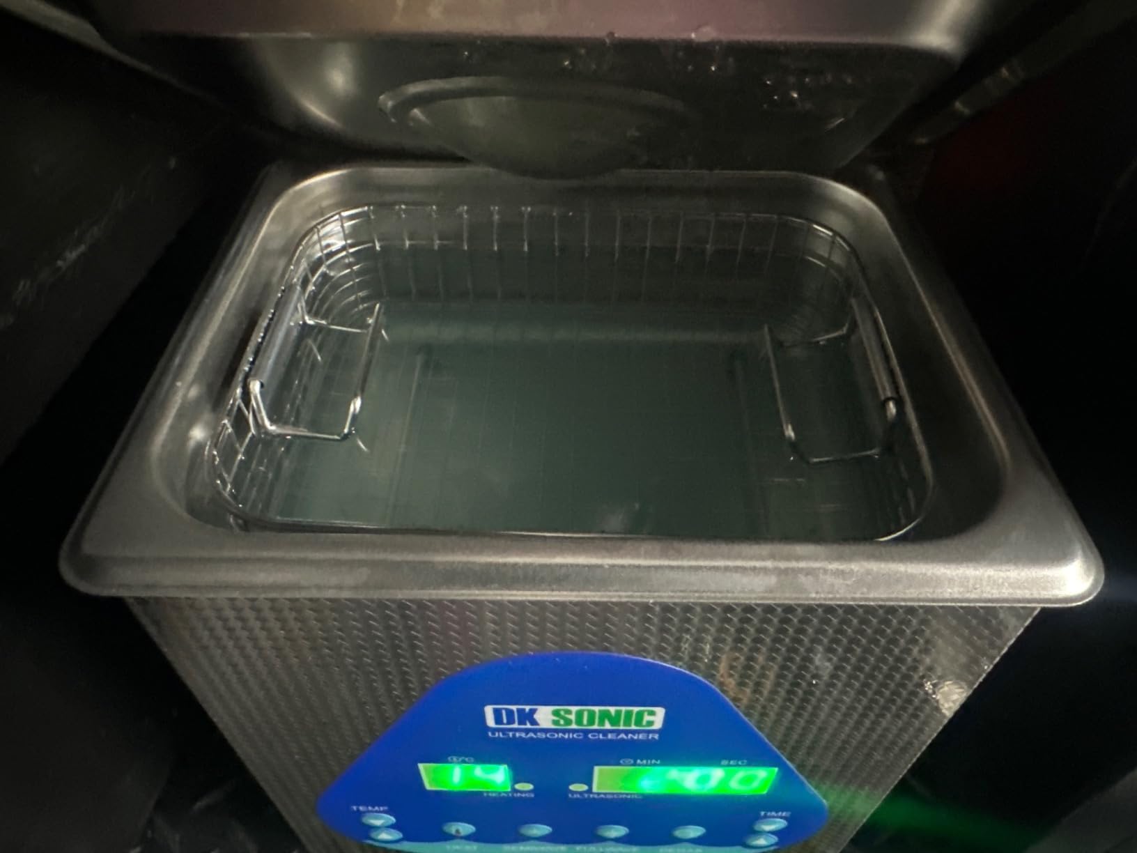 DK SONIC Ultrasonic Cleaner 3L,120W Professional Ultrasonic Jewelry Cleaner with Heater&Timer,Digital Control&Basket, Multiple Functions for Jewelry,Glasses,Chains, Watches customer photo 2