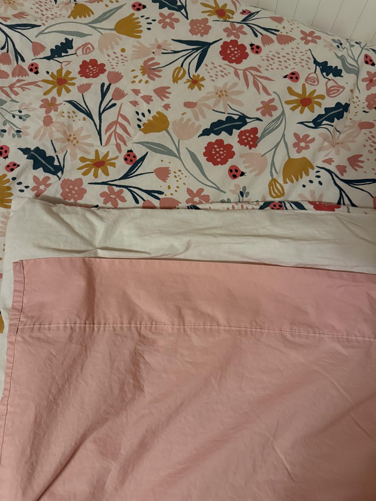 Linen Home 100% Cotton Percale Sheets Queen Size 4 Pc Cooling Set - White customer photo 1