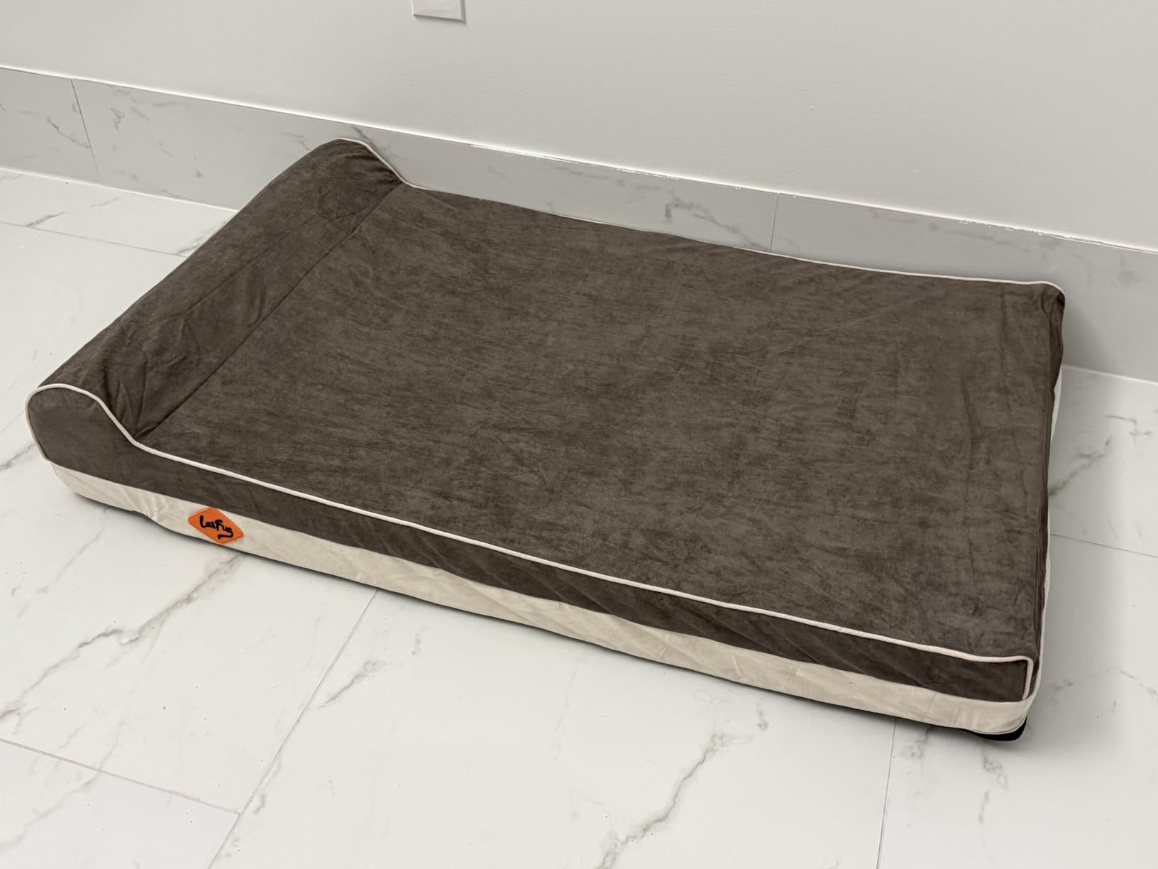 Laifug Orthopedic Dog Bed, Slate Grey 50''x36''x10'', Memory Foam customer photo 1