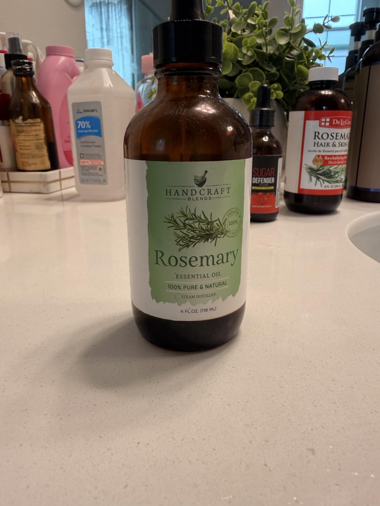 Handcraft Blends Rosemary Essential Oil – Huge 4 Fl Oz – 100% Pure and Natural – Premium Grade Essential Oil for Diffuser and Aromatherapy, Skin, Massage, Candle and Soap Making Fragrance customer photo 1