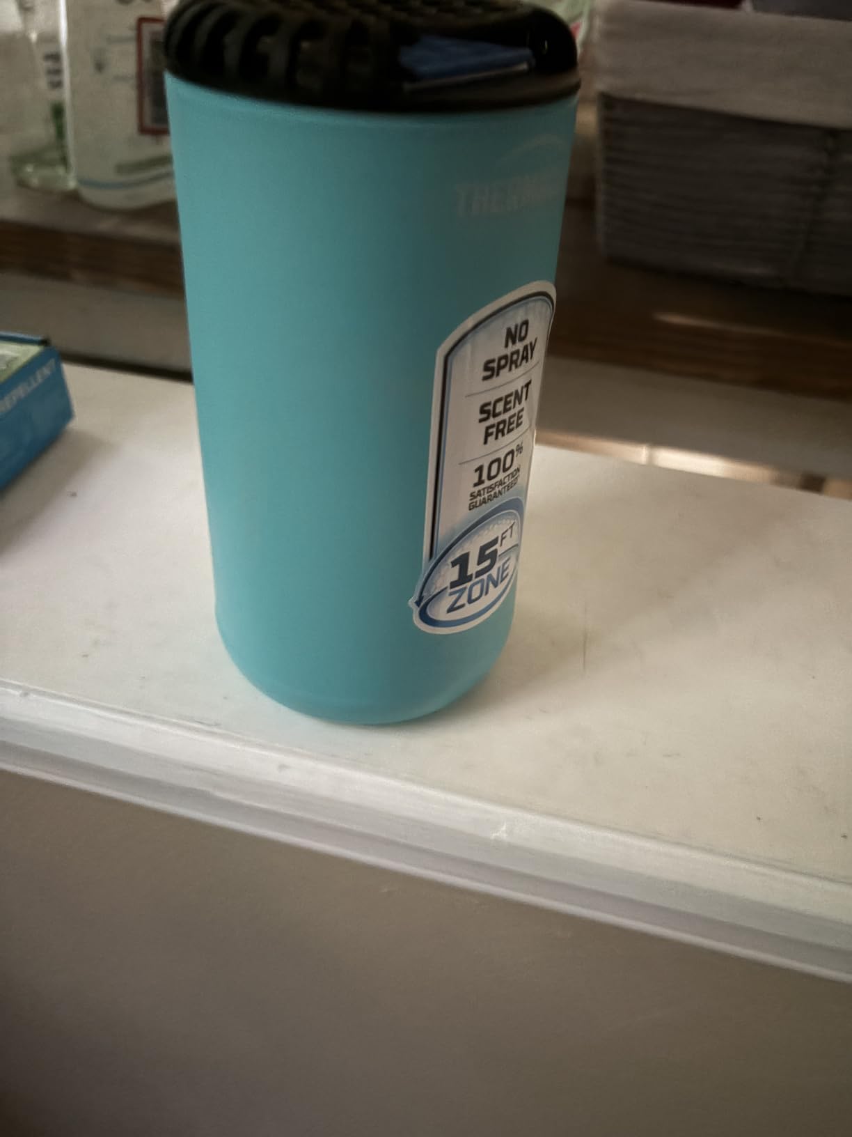 Thermacell Fuel-ZoneGuard Base Patio Shield Mosquito Repeller, Glacial Blue customer photo 2