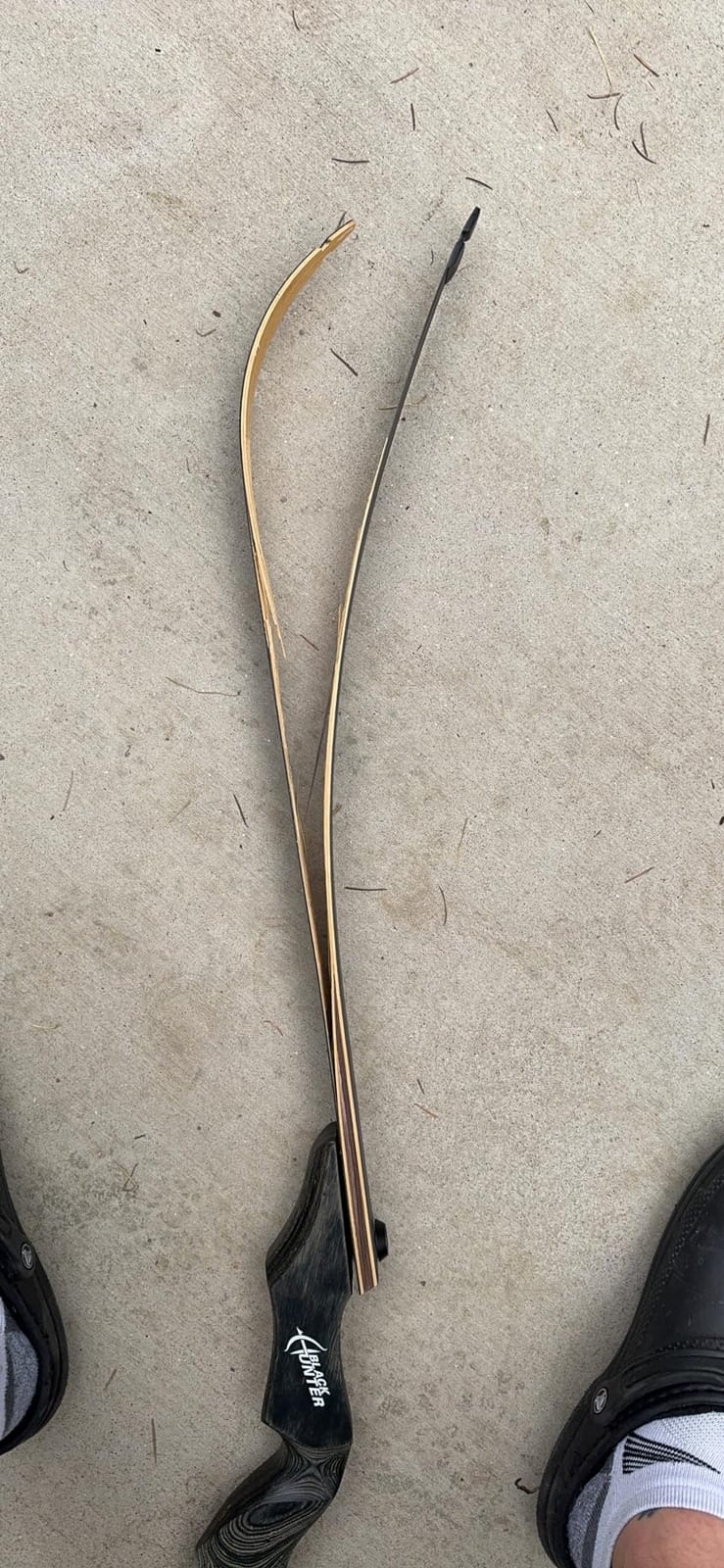 Obert Original Black Hunter Takedown Recurve Bow 60inch with Bamboo Core Limbs Archery Hunting Target Practice customer photo 2