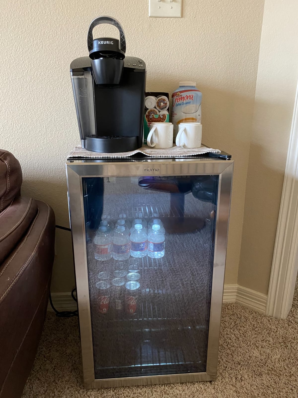 hOmeLabs Beverage Refrigerator and Cooler, 120 Cans Capacity, 3.2 Cu Ft customer photo 2