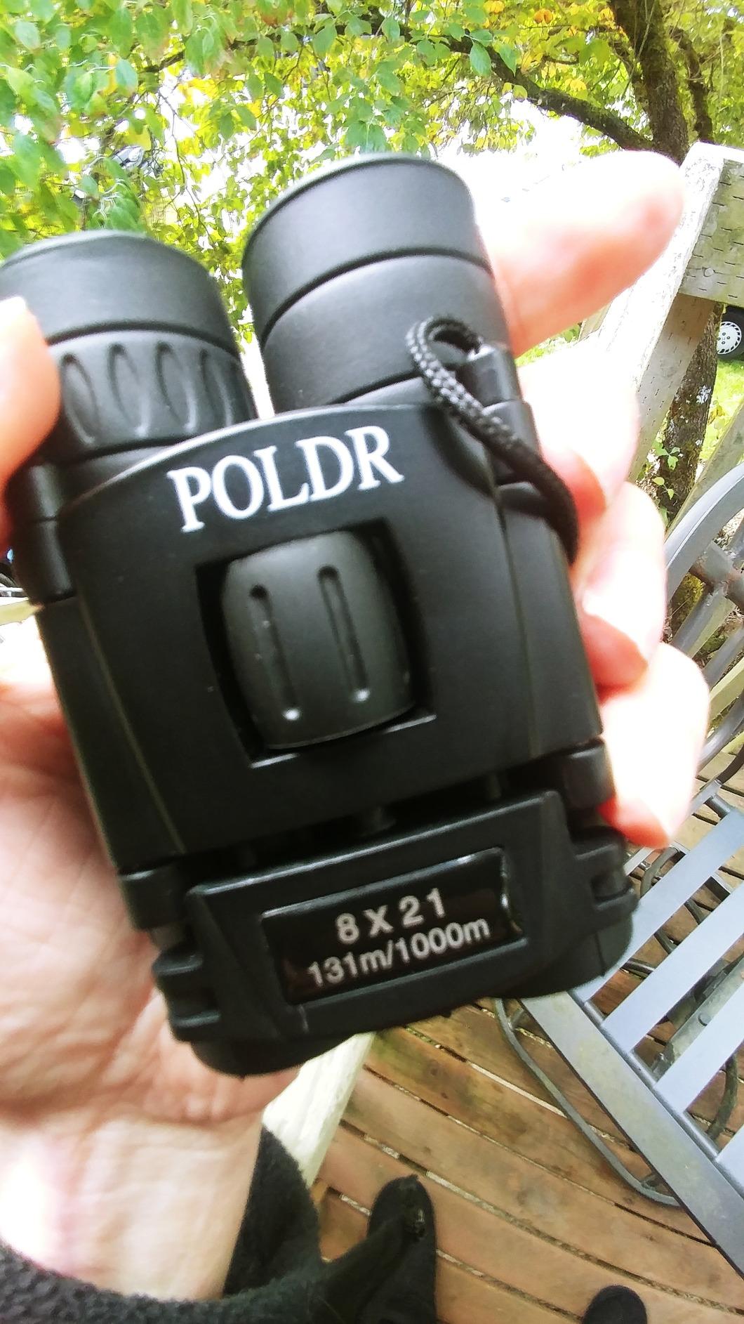 POLDR 8x21 Small Compact Binoculars for Adults, Travel Hiking Essentials customer photo 2