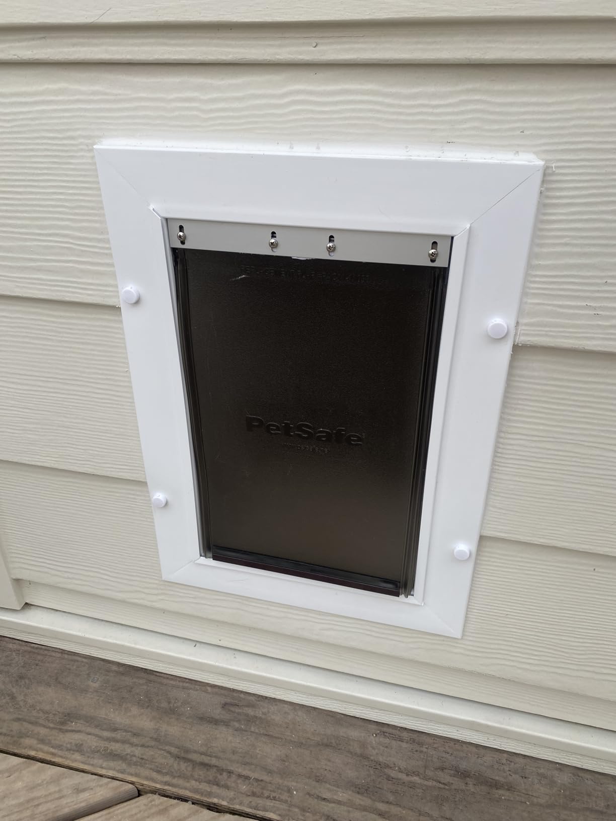 PetSafe Wall Entry Pet Door, Telescoping, Dogs up to 100 lb, Large customer photo 2