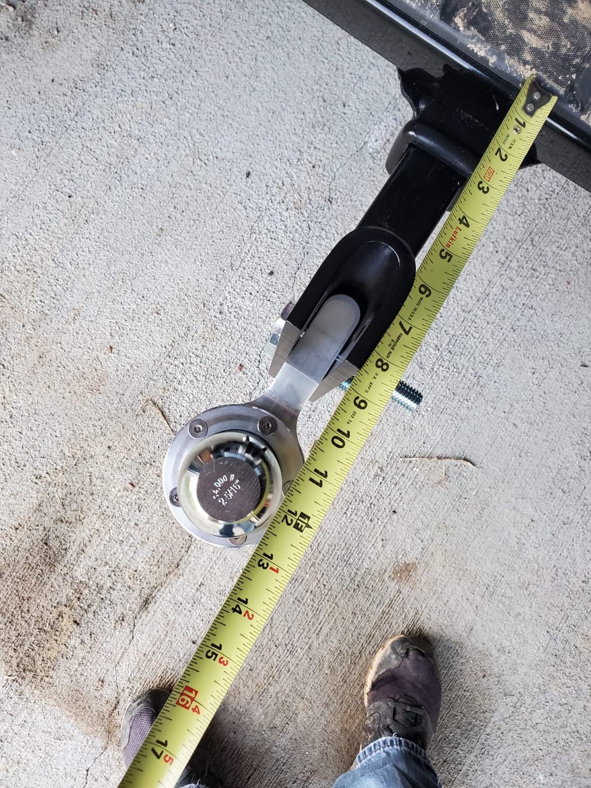 Andersen Hitches Weight Distribution Hitch 2 Inch Shank 8 Inch Drop 2-5/16 Inch Ball 14K GTWR 3 4 5 6 Inch Brackets Anti-Sway customer photo 1