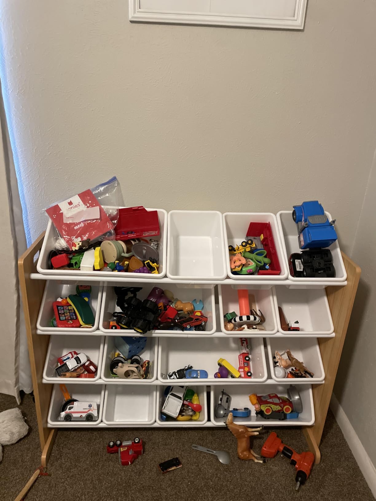 Humble Crew Kids Toy Organizer with 16 Bins, 4 Tier Storage for Playroom customer photo 2