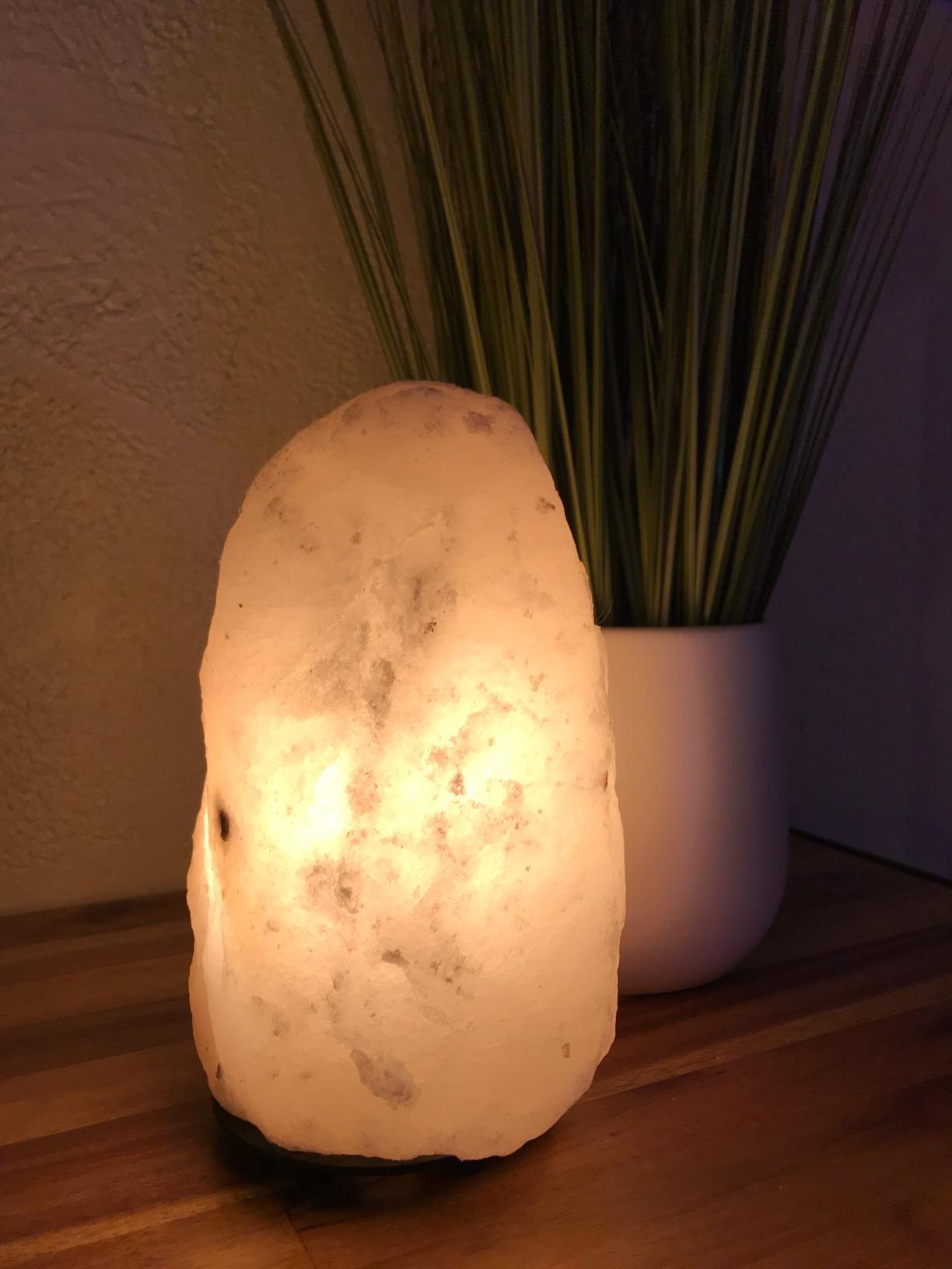 Himalayan Salt Lamp Multicolor with USB & Plastic Base – Hand-Carved Himalayan Salt Lamp for Home, Office, and Dorm Decor | LED Multicolor Salt Lamp for Relaxation, Ambiance, and Air Purification customer photo 2