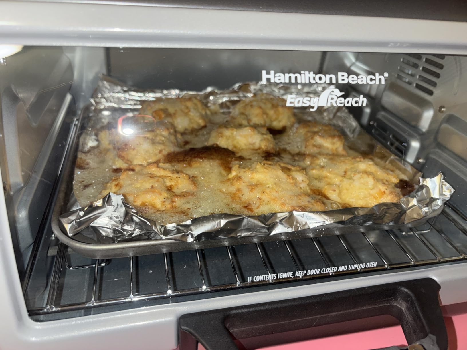 Hamilton Beach Easy Reach 6 Slice Countertop Convection Toaster Oven customer photo 1