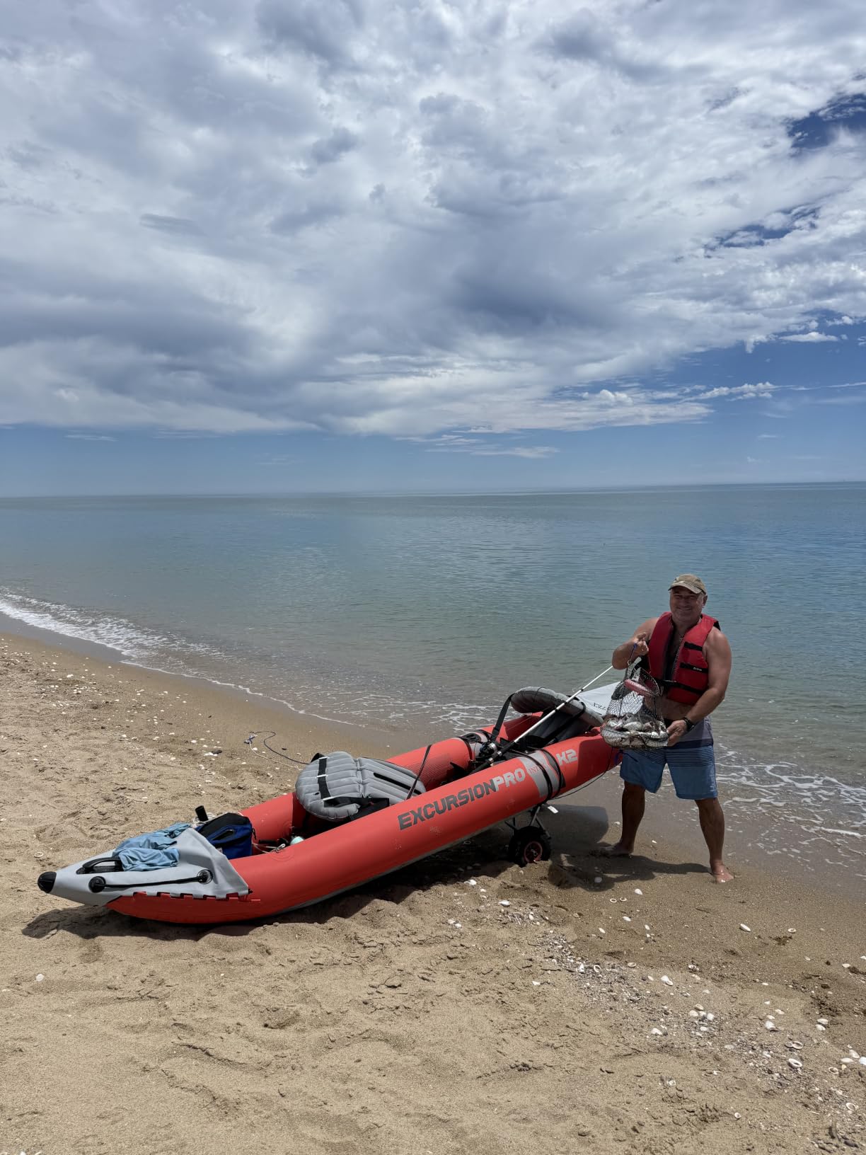 INTEX Excursion Pro K2 Inflatable Kayak 2-Person Set with Paddles & Pump customer photo 1