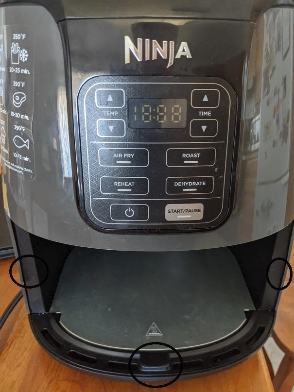 Ninja AF101 Air Fryer, 4 Qt Capacity, 4-in-1 Crisp, Roast, Reheat, Dehydrate, Dishwasher Safe Parts, 105°F-400°F, 1550 Watt, Grey customer photo 1