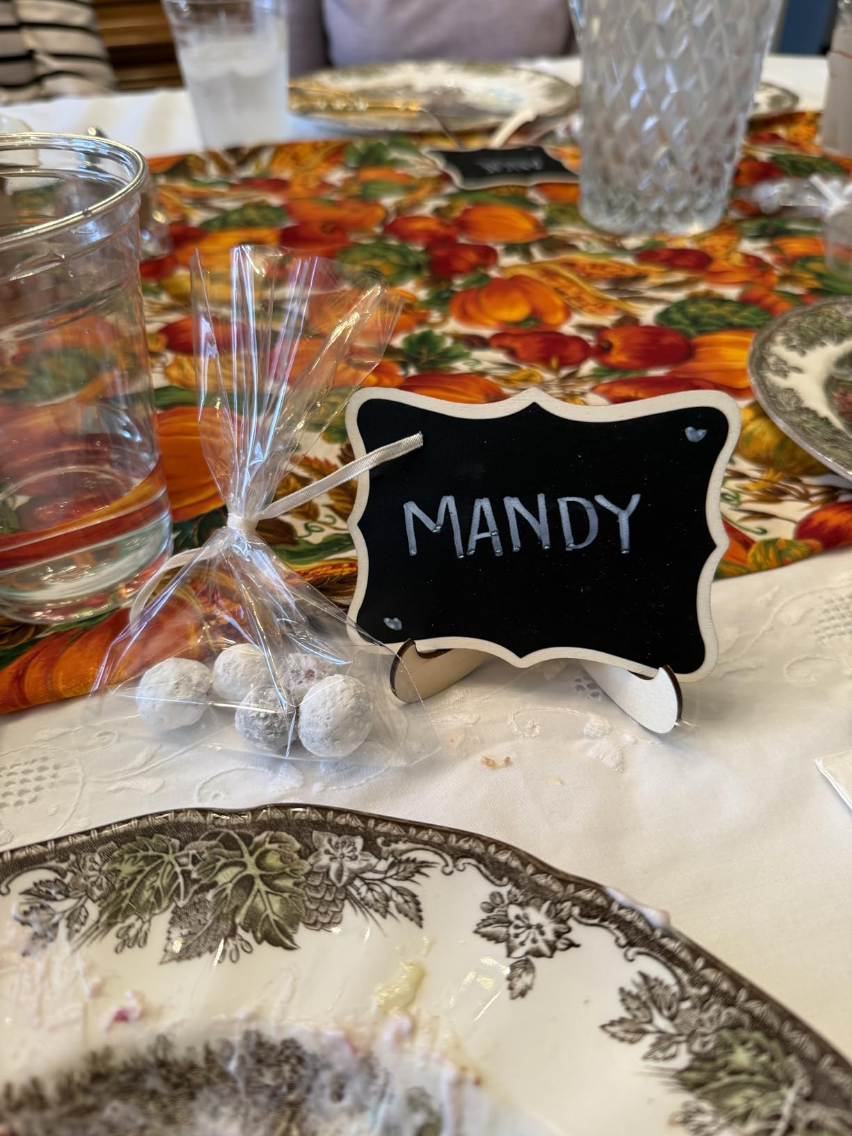 Mini Chalkboard Signs, 20 Pack Framed Small Chalk Board Food Labels with Easel Stand for Party Buffet or Wedding Celebration, Wooden Blackboard as Place Cards for Table Setting or Numbers customer photo 1