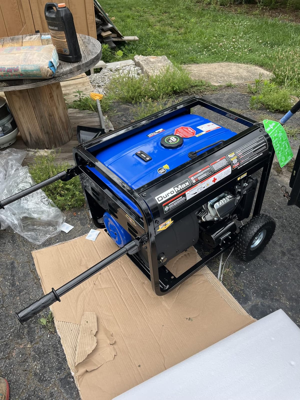 DuroMax XP13000EH 13,000-Watt Dual Fuel Portable Generator - Gas & Propane, Electric Start, Whole Home Backup Power, Transfer Switch Ready, RV & Emergency Ready customer photo 1