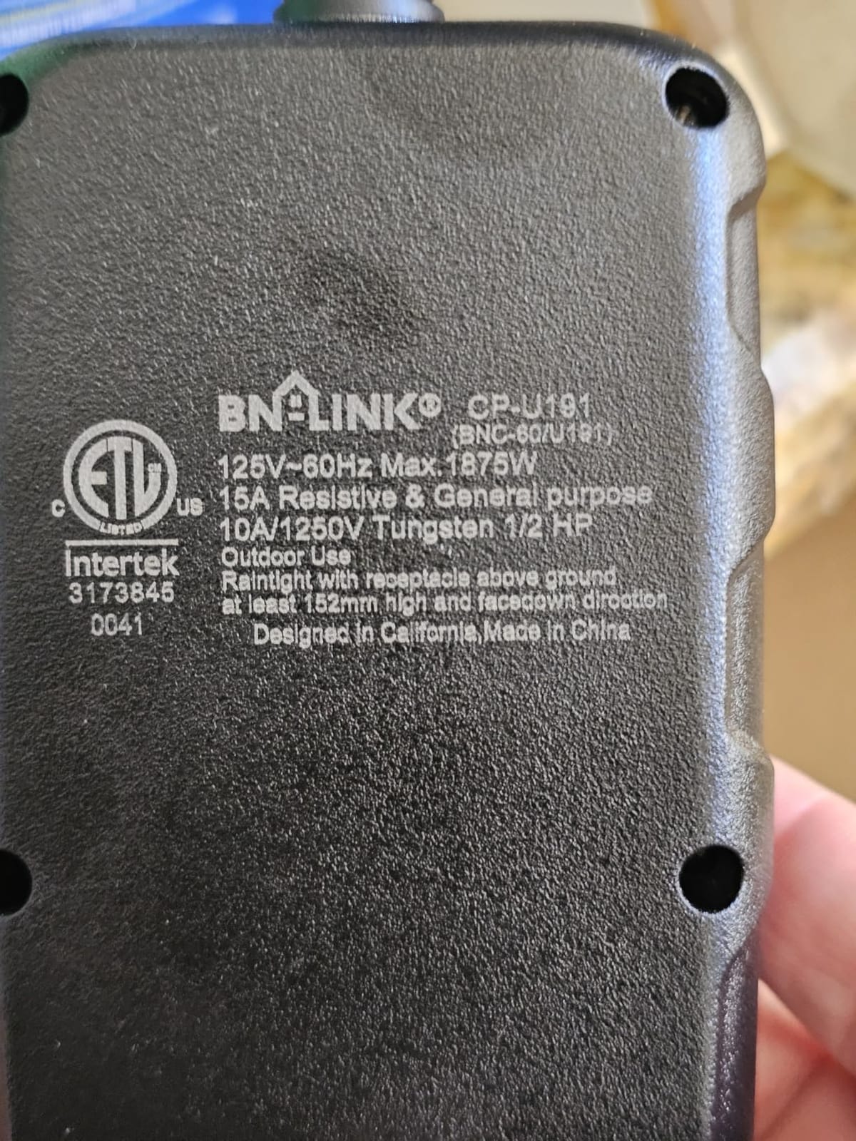 BN-LINK Outdoor 7-Day Programmable Timer Outlet, 2 Outlets customer photo 1