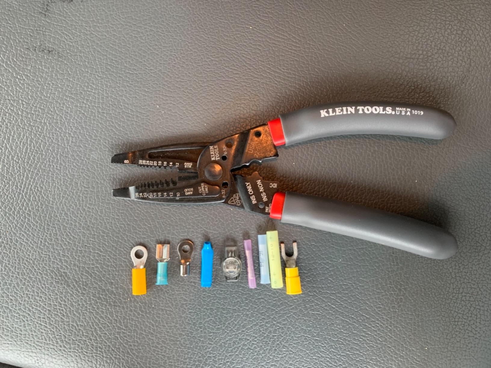 Klein Tools 1019 Klein Kurve Wire Stripper / Crimper / Cutter, Made in USA, Cutting / Crimping / Stripping Tool for B and IDC Connectors, Terminals, More customer photo 1