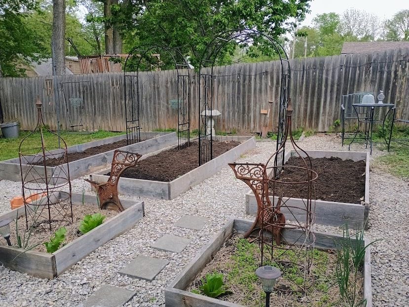 kinbor Garden Arches Arbor, Outdoor Black Metal Arbor, Wedding Archway customer photo 2