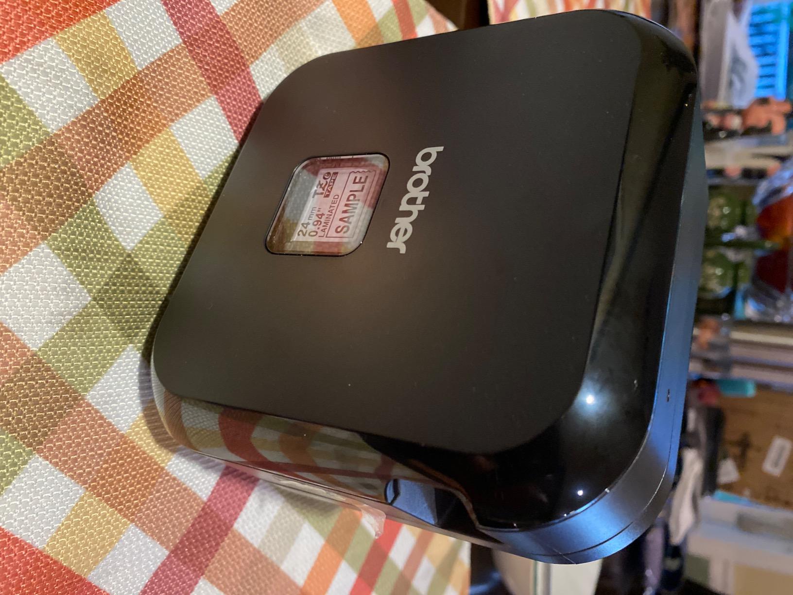 Brother P-touch CUBE Plus Bluetooth Label Maker (PT-P710BT), Black customer photo 2