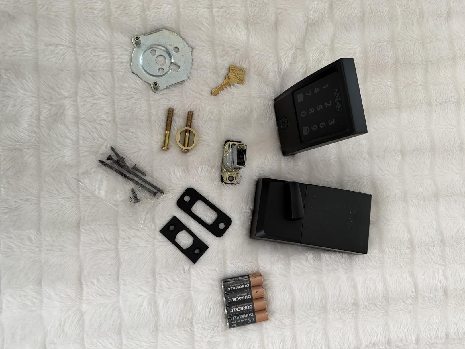 Schlage Encode Smart WiFi Deadbolt Lock with Camelot Trim, Satin Nickel customer photo 2
