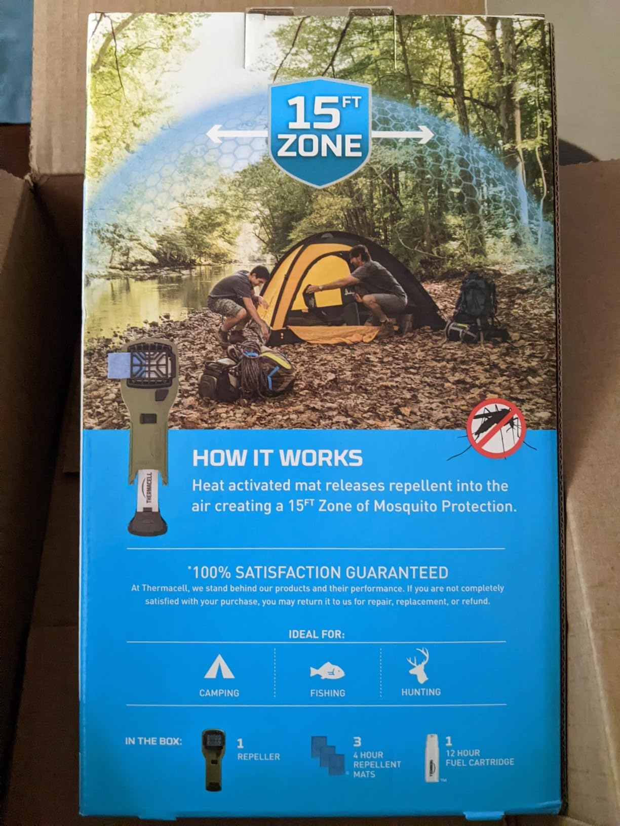 Thermacell Fuel-ZoneGuard Extreme Fuel Powered Mosquito Repeller, Green customer photo 1