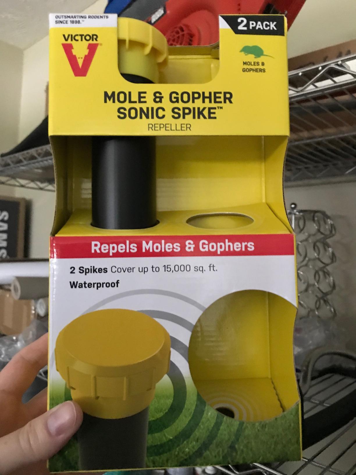 Victor Mole and Gopher Sonic Spike, 2-Pack customer photo 1