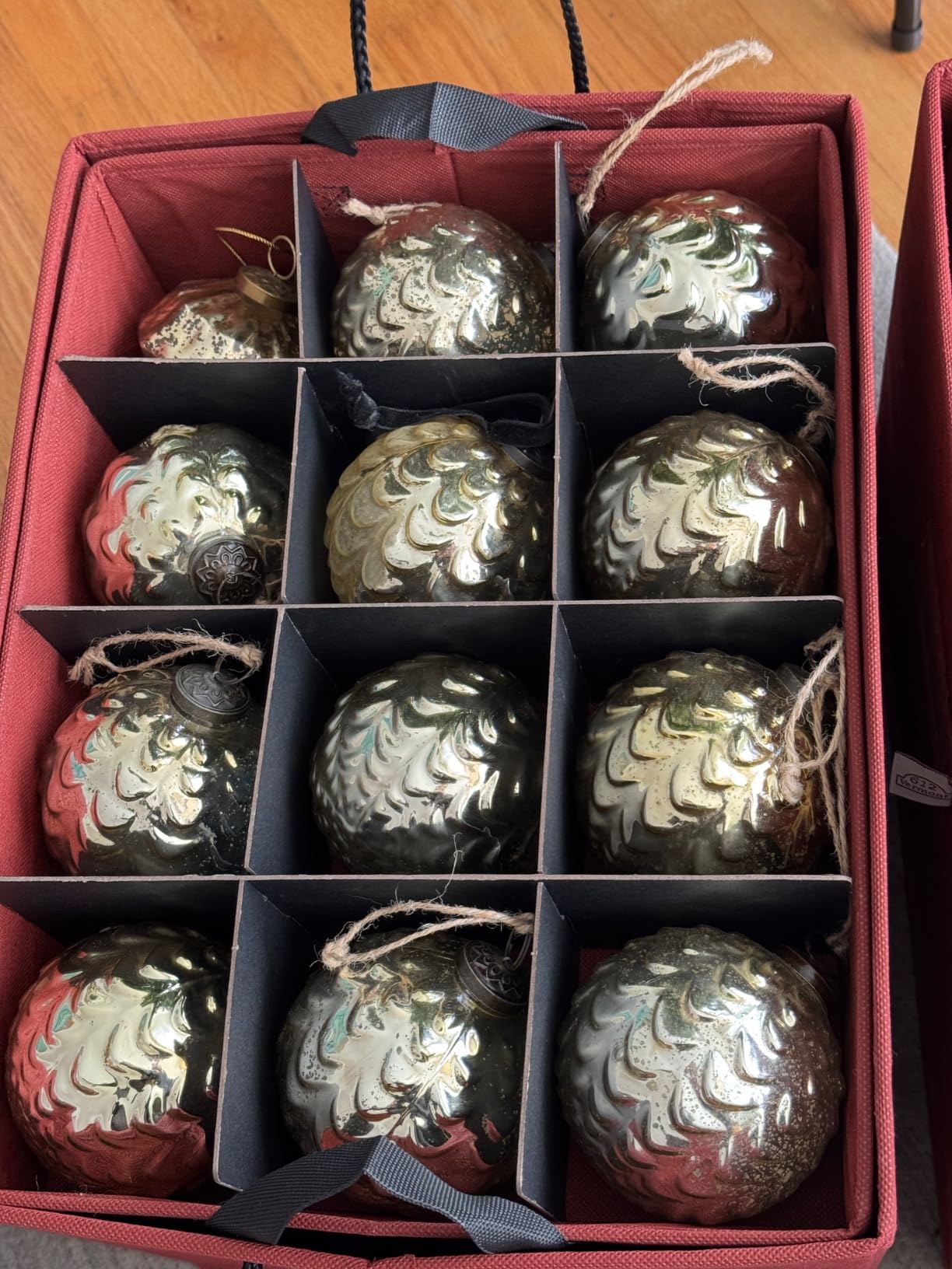 612 Vermont Christmas Ornament Storage Box, Holds 60-3 Inch Ornaments customer photo 2