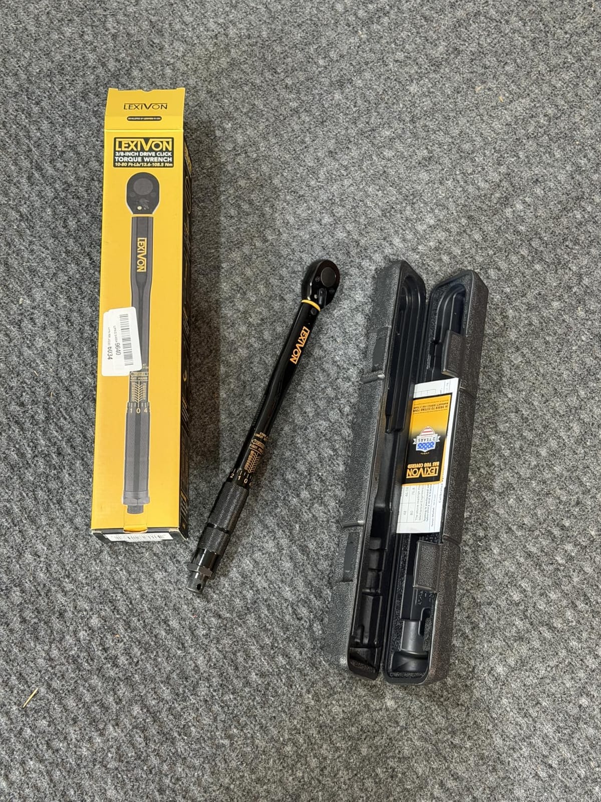LEXIVON 3/8-Inch Drive Click Torque Wrench 10~80 Ft-Lb/13.6~108.5 Nm (LX-182) customer photo 1