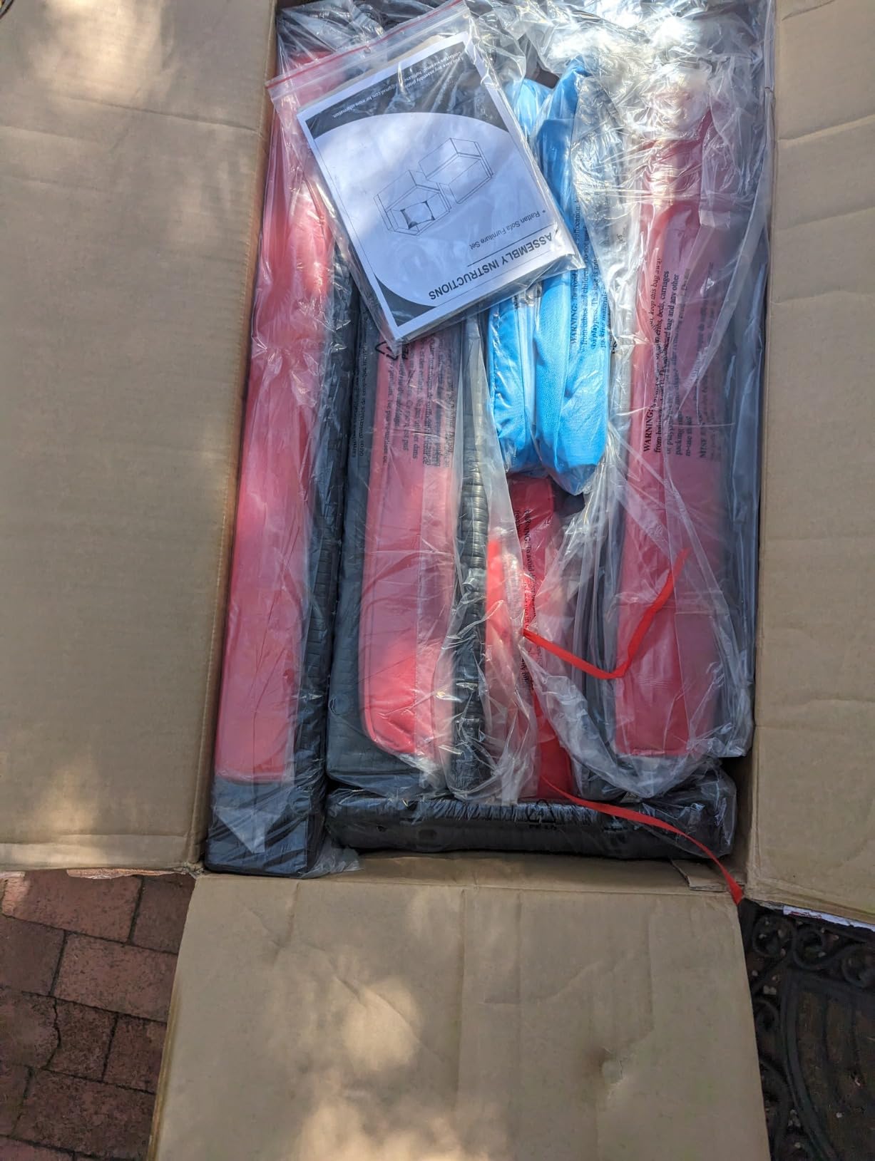 Devoko 5 Pieces Patio Furniture Sets Outdoor Sectional Patio Sofa customer photo 1