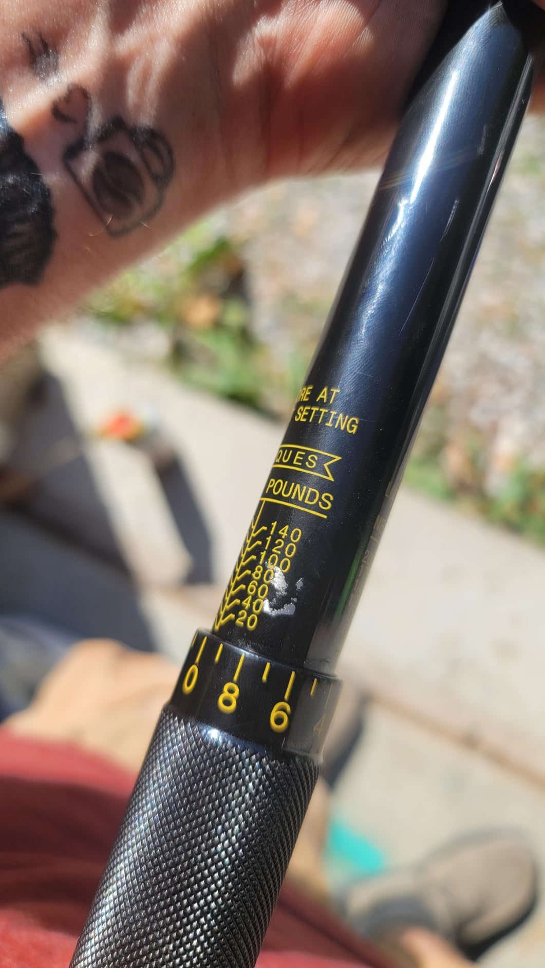 LEXIVON Torque Wrench 1/2-Inch Drive Click 10~150 Ft-Lb/13.6~203.5 Nm (LX-183) customer photo 2