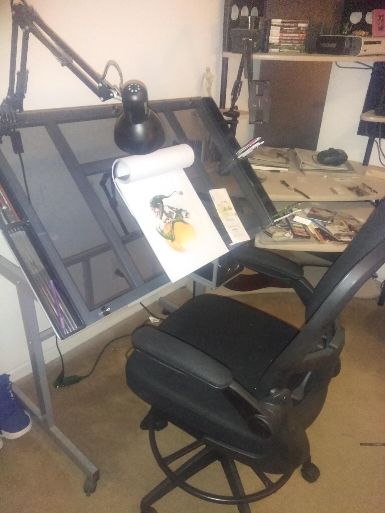 BestOffice | Tall Drafting Chair | Black | Ergonomic Office Chair customer photo 2