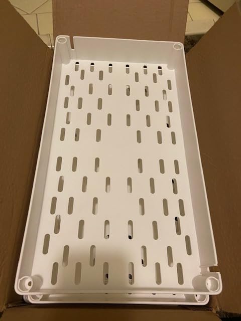 SPACEKEEPER 3 Tier Rolling Cart, Bathroom Cart Organizer with Wheels, White customer photo 2