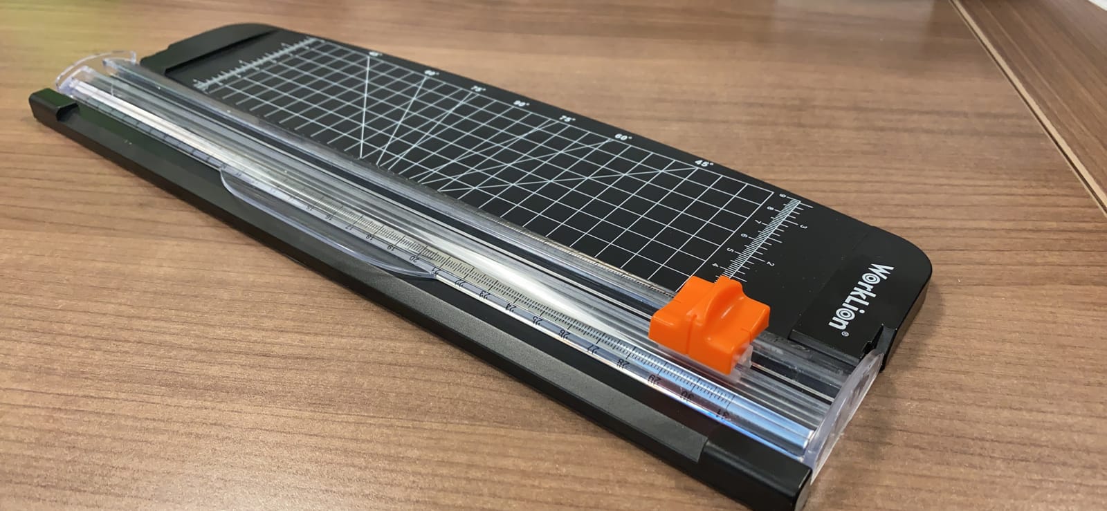WORKLION Small Paper Trimmer, Portable Paper Cutter for Label, Origami, Card, Photo, Coupon, Scrapbook, Cardstock, Laminated Paper, and Craft Project customer photo 2