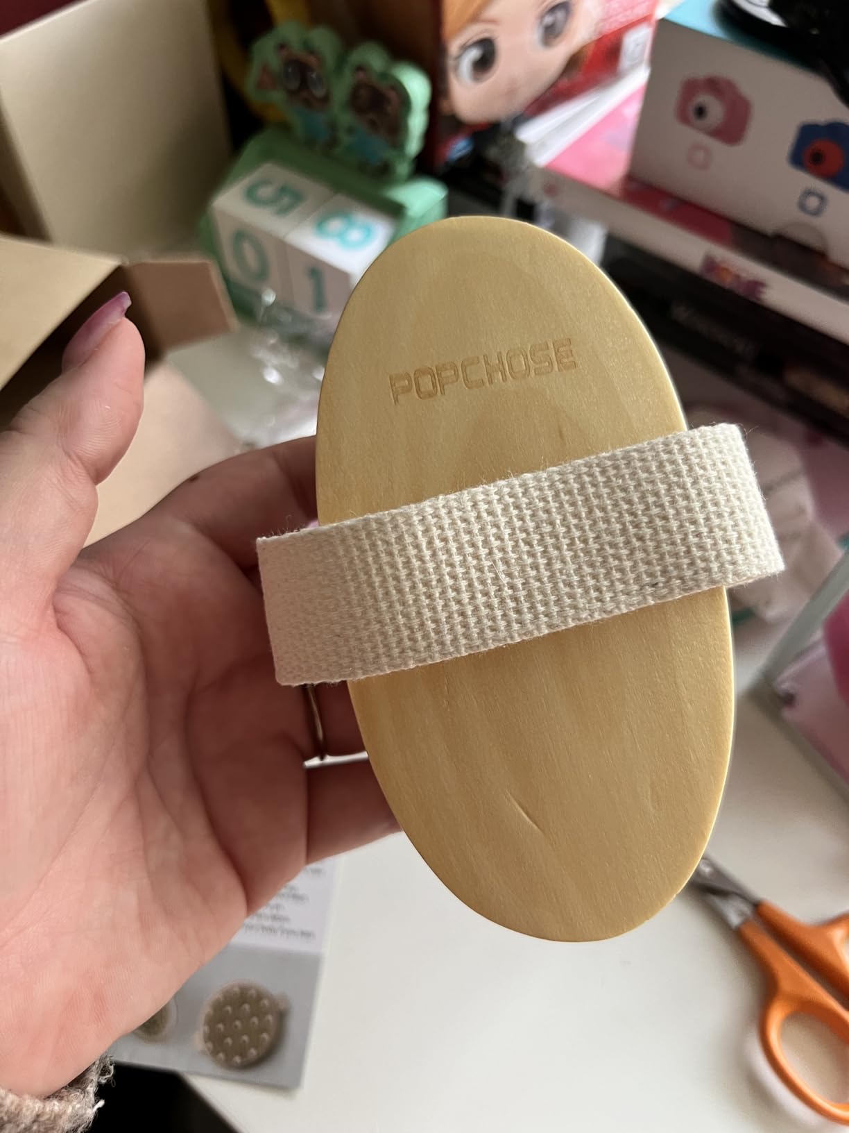POPCHOSE Dry Brush for Lymphatic Drainage, Dry Brushing Body Brush customer photo 2