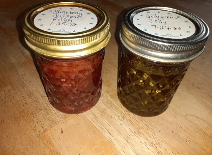 SPANLA Mason Jars 8 oz, 24 Pack Small Canning Jars 8oz Half Pint Glass jars customer photo 1