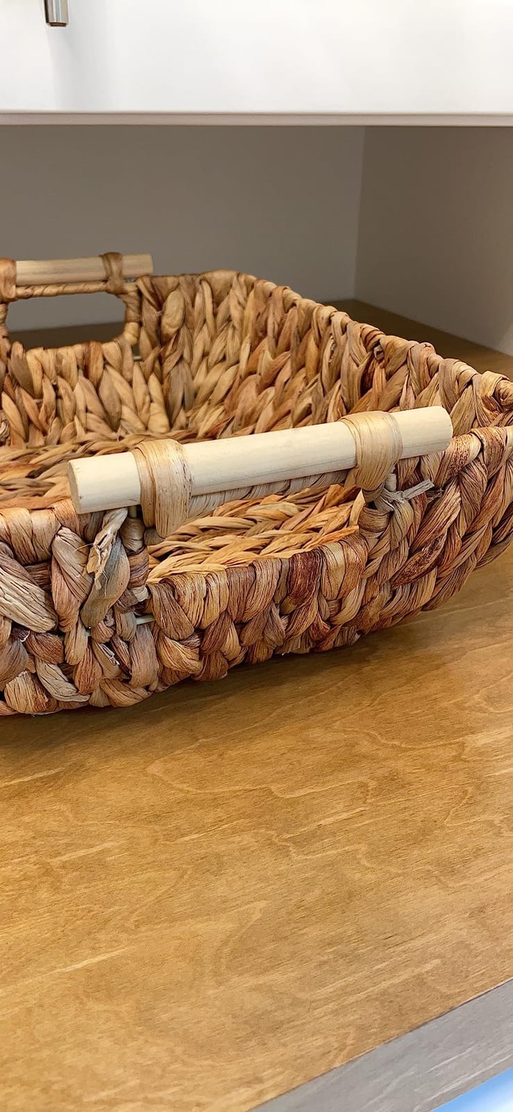 StorageWorks Wicker Baskets for Organizing, Water Hyacinth Storage Baskets customer photo 1