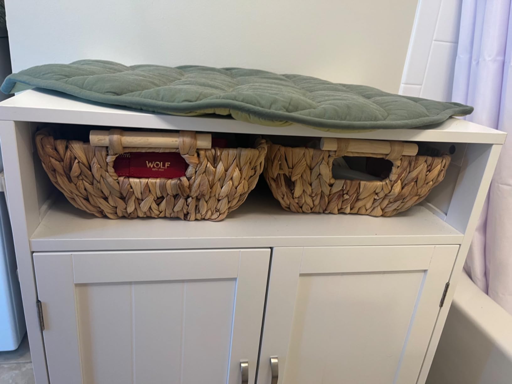 StorageWorks Wicker Baskets for Organizing, Water Hyacinth Storage Baskets customer photo 2