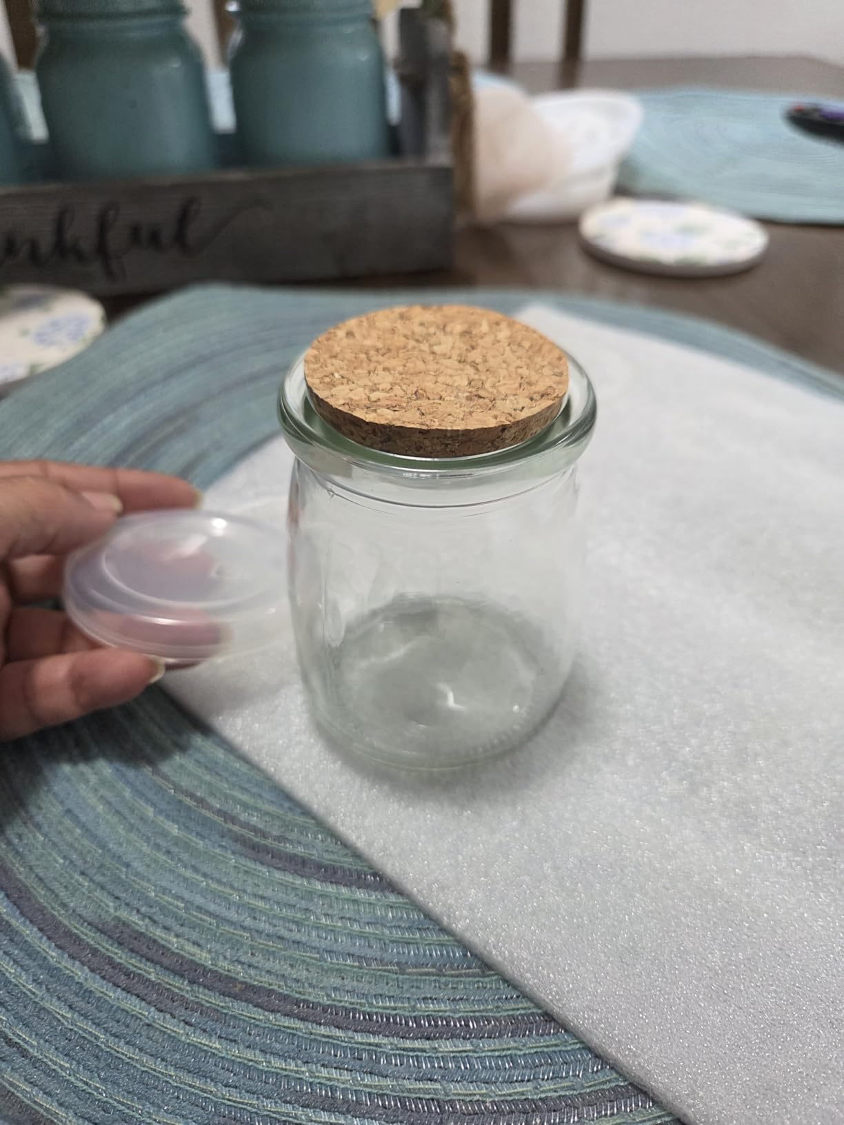 7 oz Glass Jars with Lids,Mini Yogurt Jars 30 Pack, Apothecary Jars customer photo 2