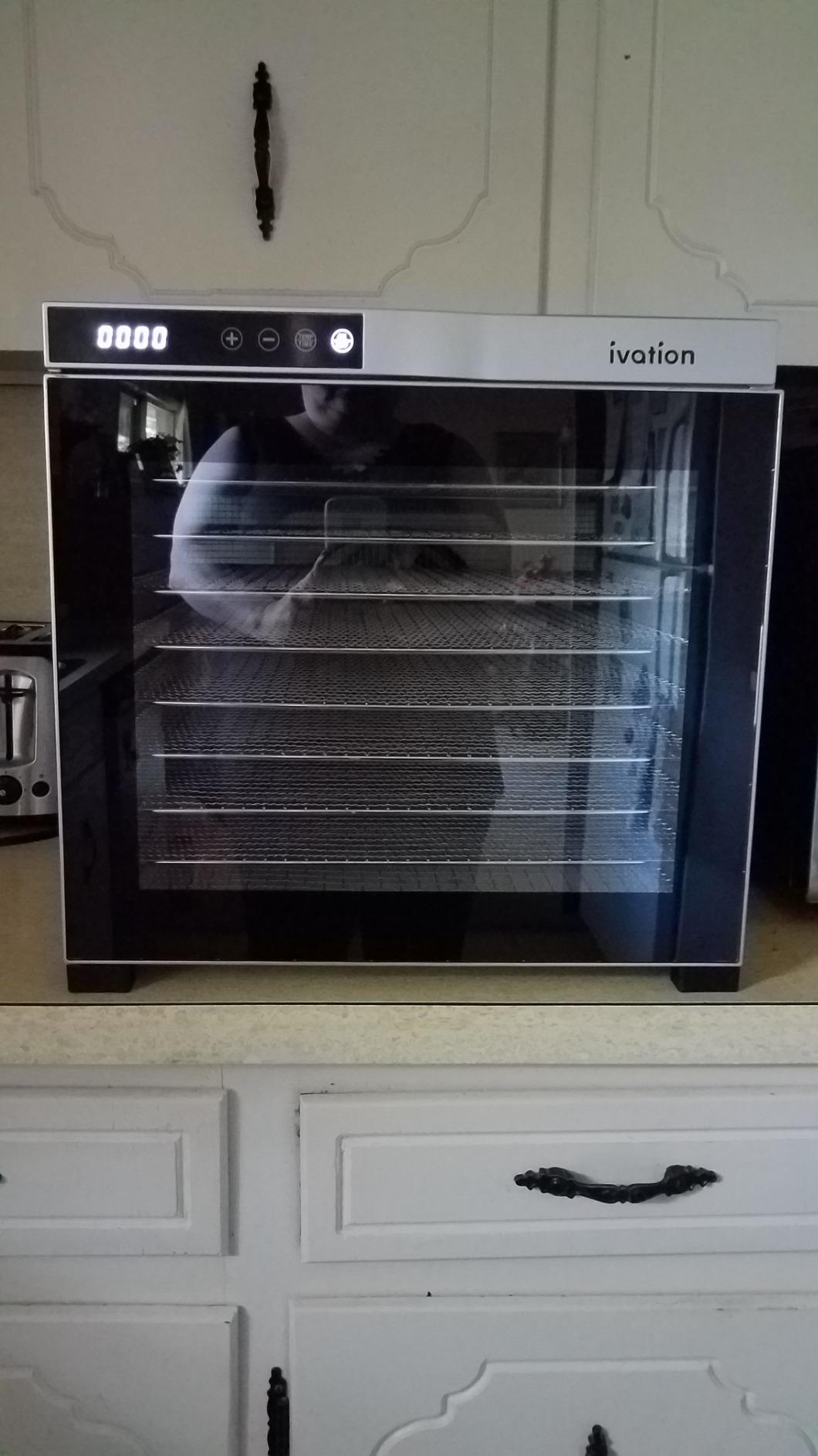Ivation 10 Tray Food Dehydrator, 1000W, Stainless Steel customer photo 2