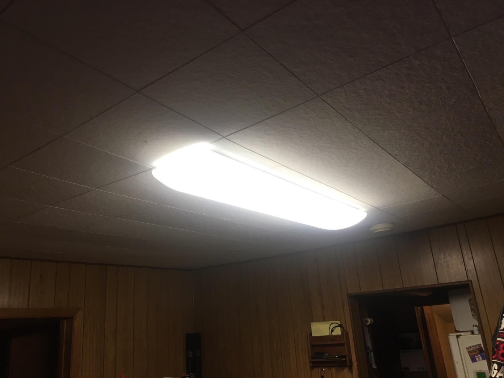 ANTLUX 4FT LED Flush Mount Puff Lights 60W, 6600 Lumens, 4000K Neutral White, 48 Inch Integrated Low Profile Flushmount Linear LED Cloud Ceiling Light Fixture for Kitchen, Laundry customer photo 2