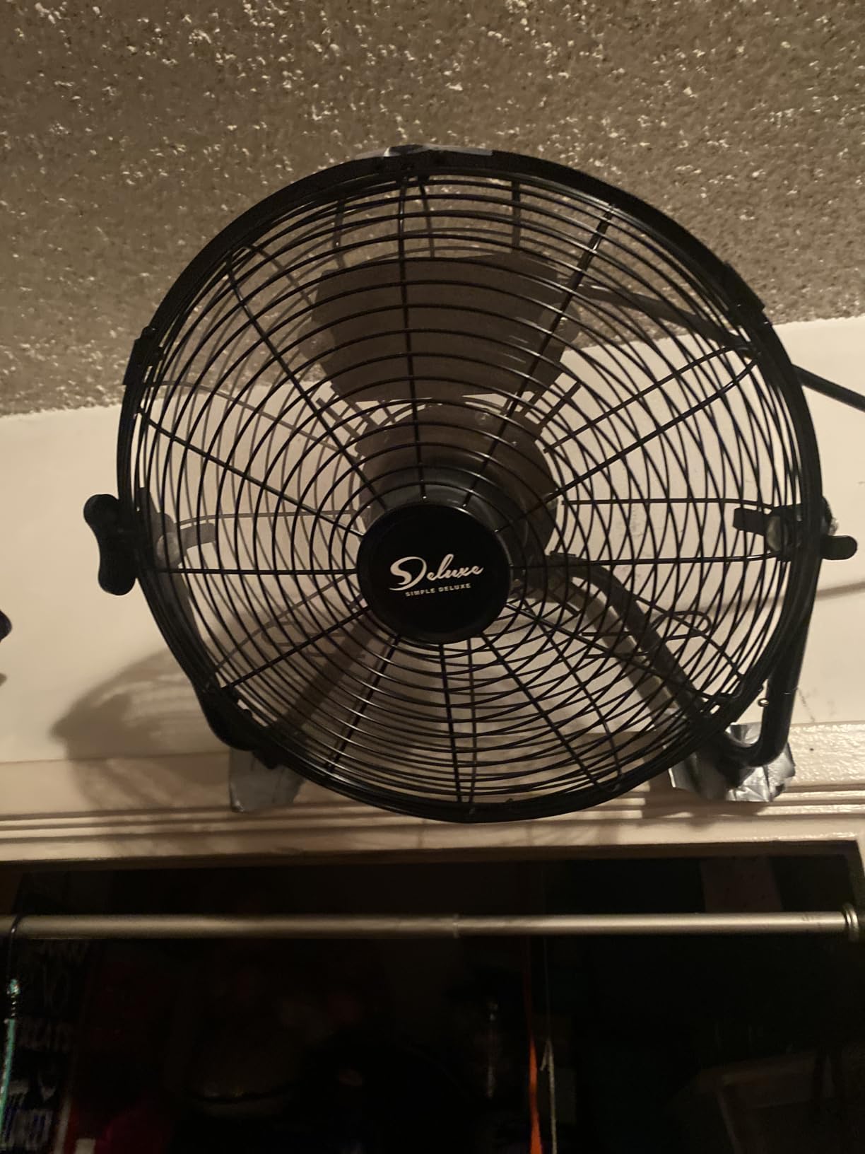 Simple Deluxe 20 Inch 3-Speed High Velocity Heavy Duty Metal Industrial Floor Fan for Warehouse, Workshop, Factory and Basement, Black, 1 Pack customer photo 2