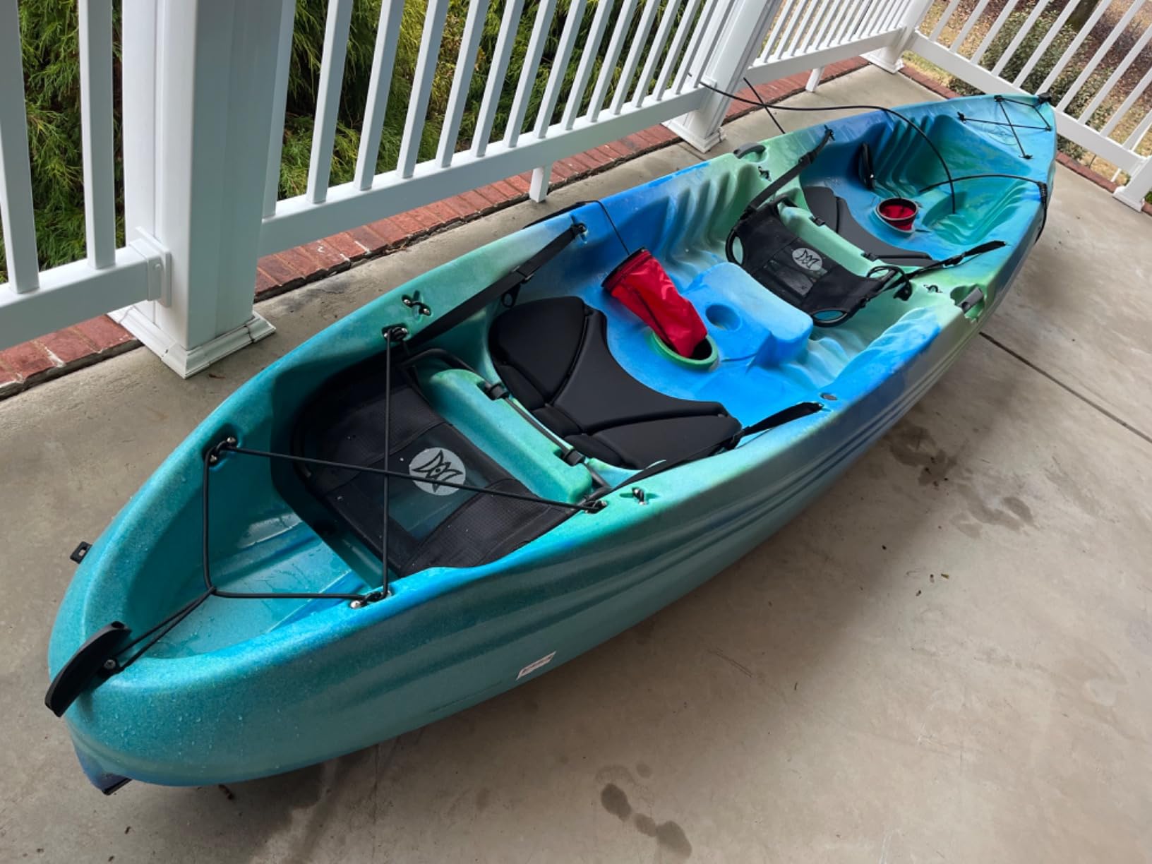 Perception Tribe 13.5 Sit on Top Tandem Kayak for All-Around Fun Large Rear Storage with Tie Downs customer photo 2