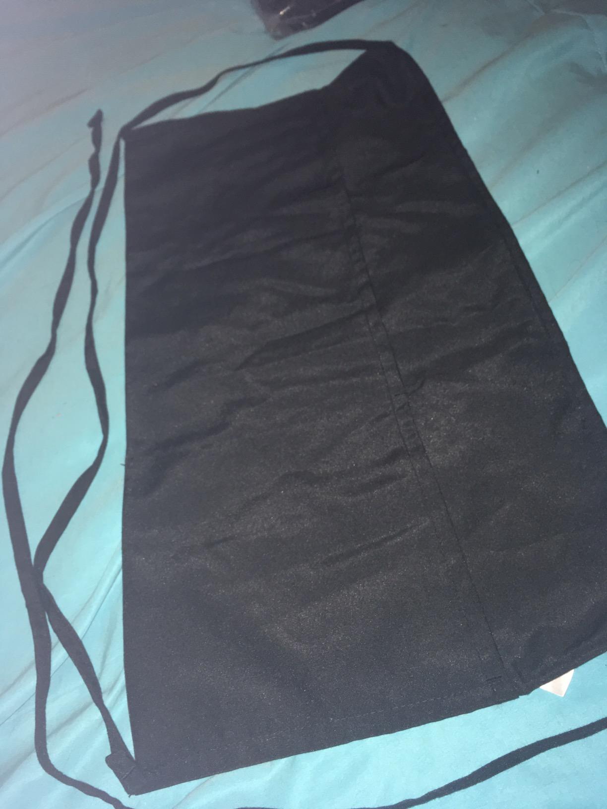 GREEN LIFESTYLE Server Aprons with 3 Pockets - Waist Apron, Waitress Apron for Women and Man, Water Resistant with Long Waist Strap Reinforced Seams, Half Apron (12 Pack - Black) customer photo 2