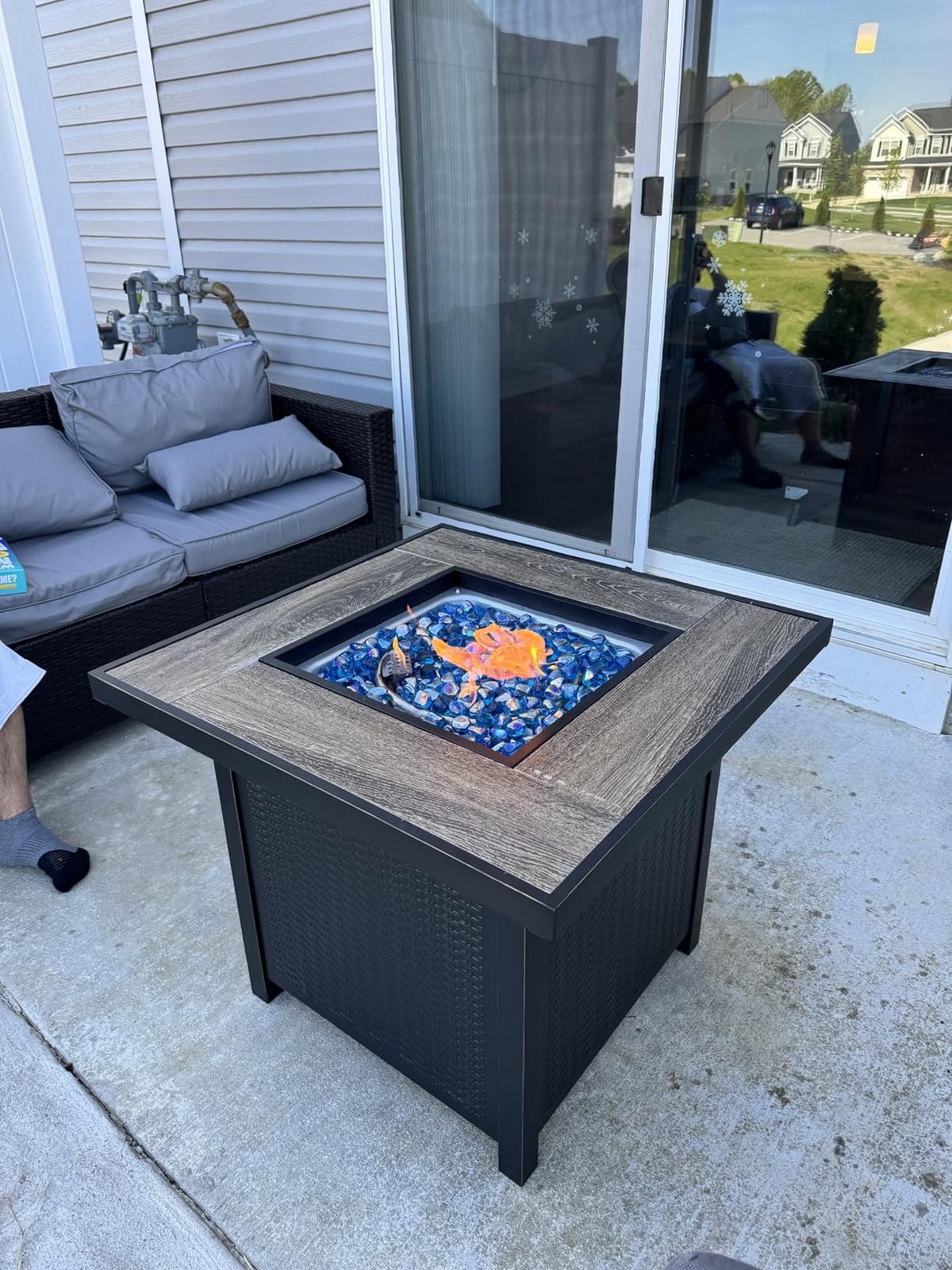BALI OUTDOORS 50000 BTU Propane Fire Pit for Outdoor customer photo 2